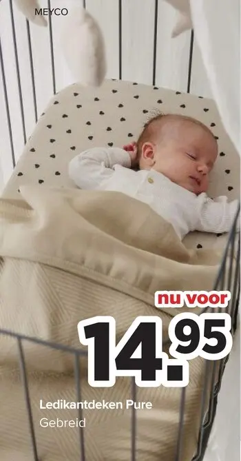Promotie: Ledikantdeken Pure
