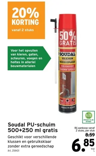 Aanbieding: Soudal PU-schuim