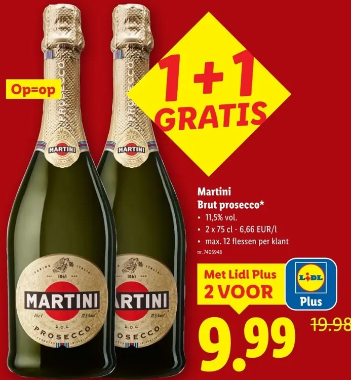 Promotie: Brut prosecco