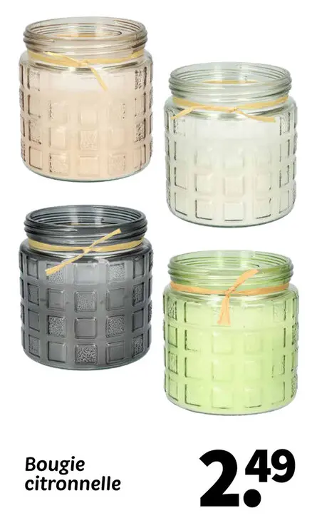 Offre: Bougie citronnelle