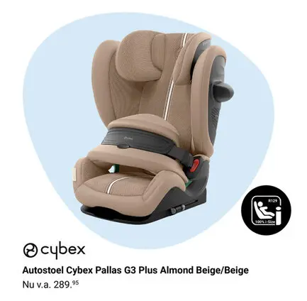 Aanbieding: Autostoel Cybex Pallas G3 Plus Almond Beige/B