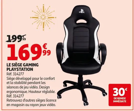 Offre: Le siège gaming