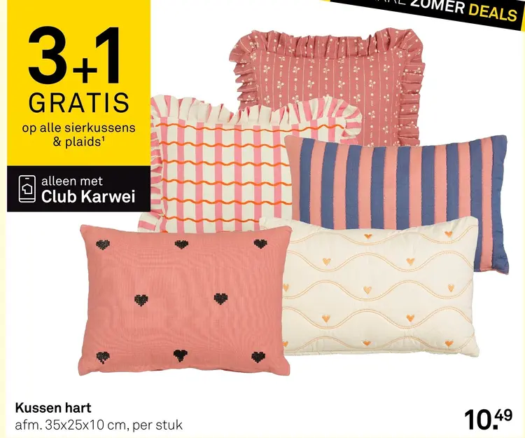 Aanbieding: Kussen hart