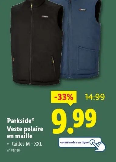 Offre: veste polaire en maille