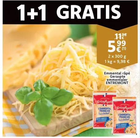 Offre: Emmental râpé