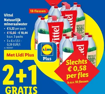 Aanbieding: Natuurlijk mineraalwater