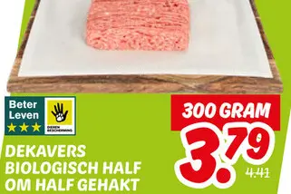 Aanbieding: Dekavers biologisch half om half gehakt