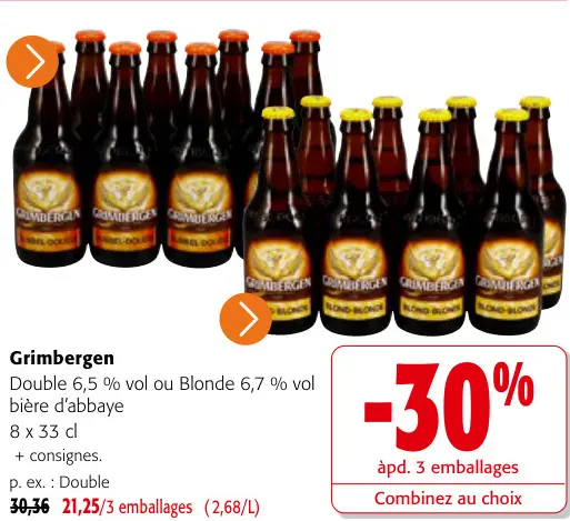 Offre: Double of Blonde abdijbier