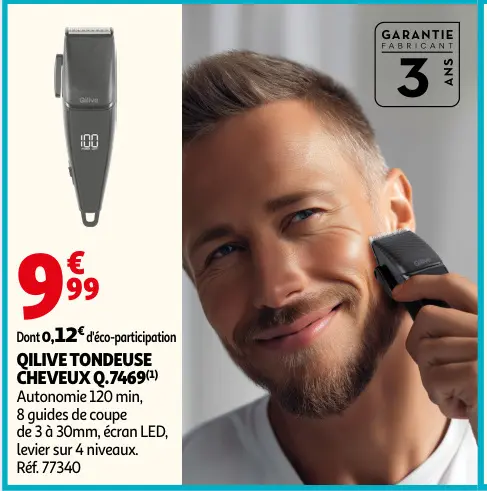 Promotie: Tondeuse cheveux q.7469