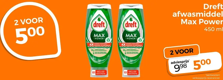 Aanbieding: Afwasmiddel Max Power