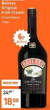Aanbieding: Baileys Original Irish Cream