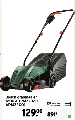 Aanbieding: grasmaaier