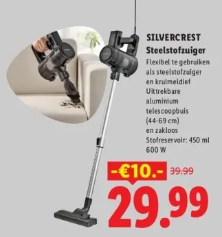 Aanbieding: Steelstofzuiger