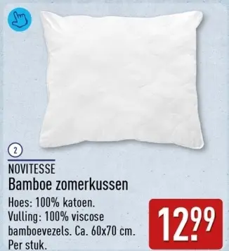 Aanbieding: Bamboe zomerkussen