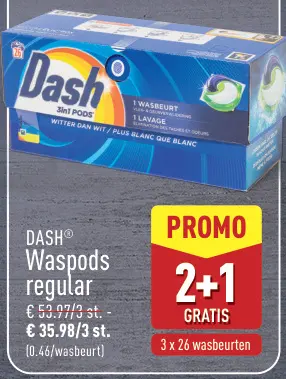 Aanbieding: Waspods regular