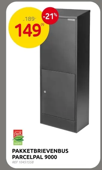 Promotie: Pakketbrievenbus parcelpal 9000