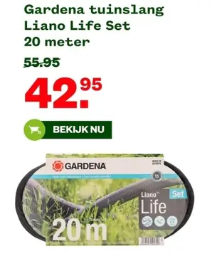 Aanbieding: Gardena tuinslang Liano Life Set