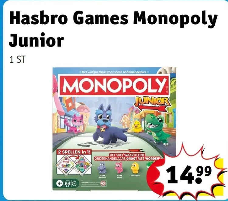 Offre: Hasbro Games Monopoly Junior