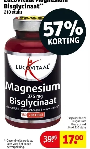 Aanbieding: Magnesium Bisglycinaat