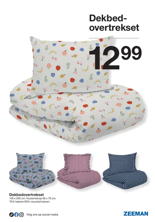 Promotie: Dekbedovertrekset