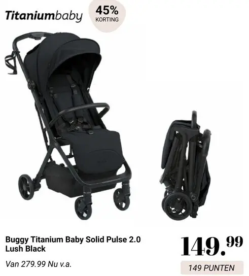 Aanbieding: Buggy Solid Pulse 2.0 Lush Black