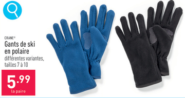 Offre: Gants de ski en polaire