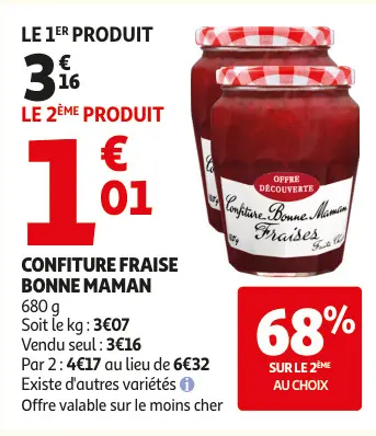 Aanbieding: Confiture fraise
