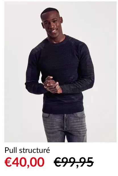 Offre: Pull structuré
