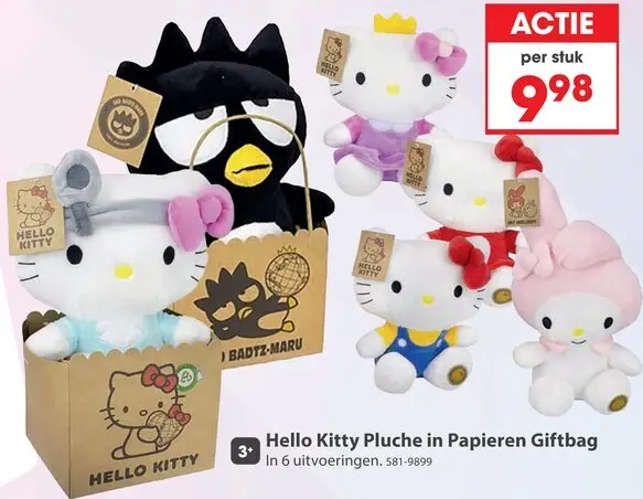 Aanbieding: Pluche in Papieren Giftbag