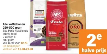 Aanbieding: Alle koffiebonen 250-500 gram