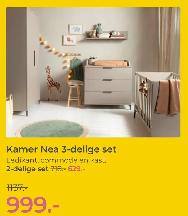 Aanbieding: Kamer Neas 3-delige set