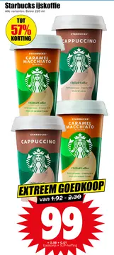 Aanbieding: Starbucks ijskoffie