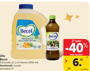 Aanbieding: Becel frituurolie of slaolie