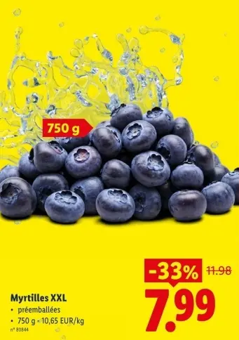 Offre: Myrtilles XXL