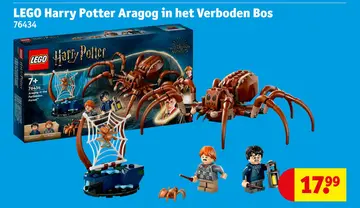Aanbieding: LEGO Harry Potter Aragog in het Verboden Bos