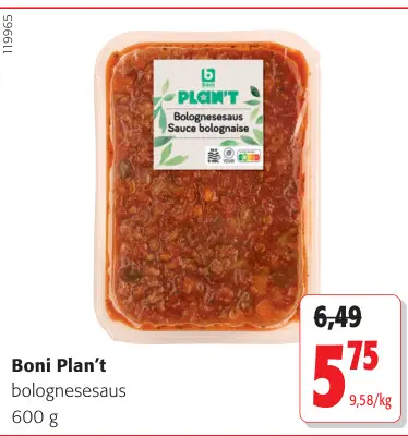 Promotie: Bolognesesaus
