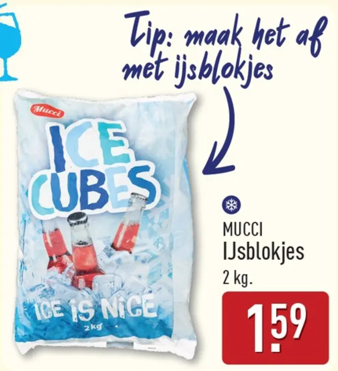Aanbieding: IJsblokjes