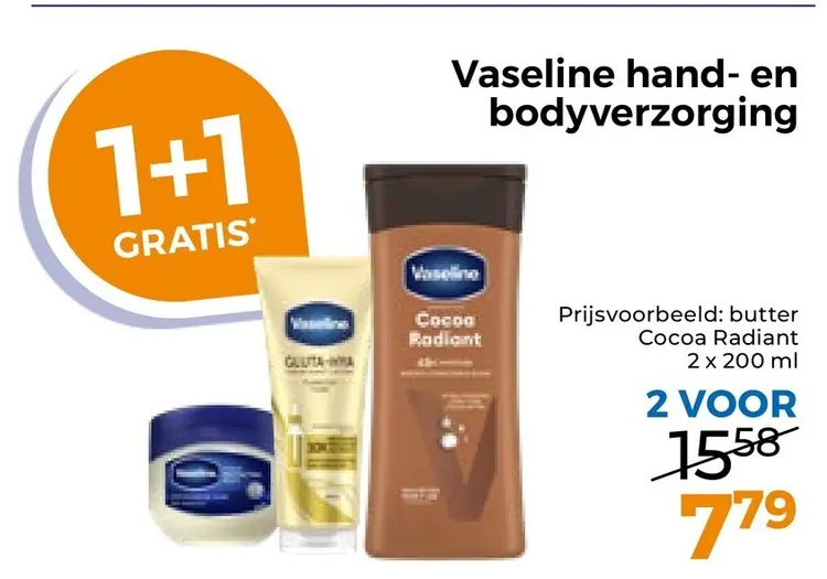 Aanbieding: Vaseline hand- en bodyverzorging