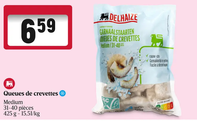 Offre: Queues de crevettes | M 31-40