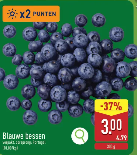 Promotie: Blauwe bessen