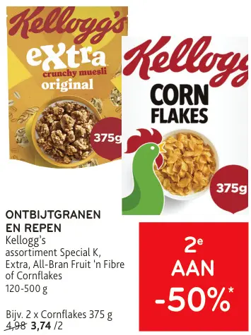 Promotie: Ontbijtgranen en repen