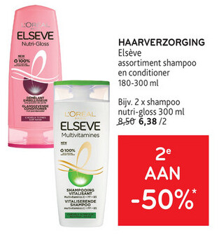 Aanbieding: Elsève assortiment shampoo en conditioner