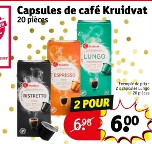 Offre: Capsules de café