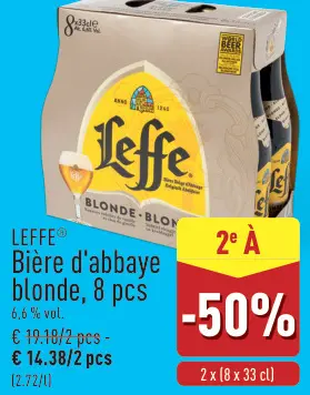 Offre: Bière d'abbaye blonde