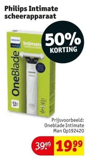 Aanbieding: Philips Intimate scheerapparaat