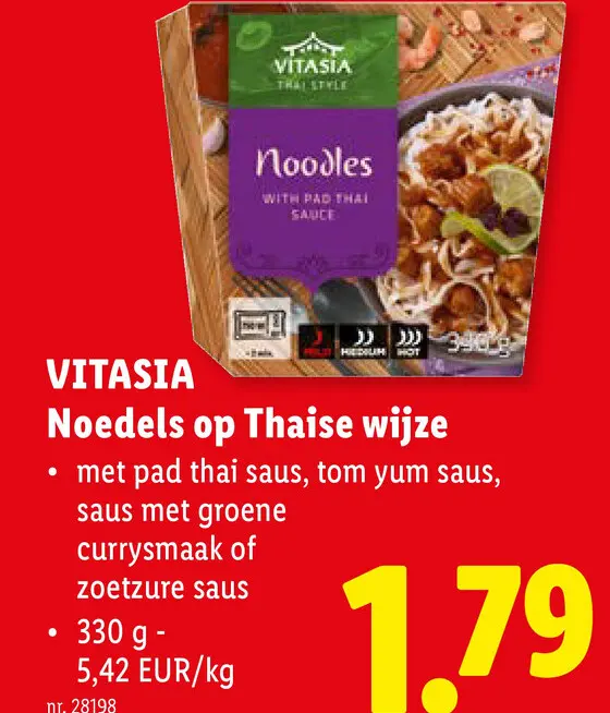 Promotie: Noedels op Thaise wijze