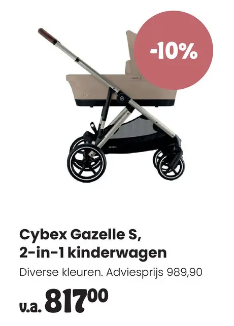 Aanbieding: Cybex Gazelle S, 2-in-1 kinderwagen