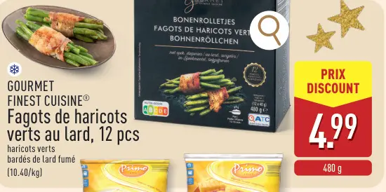 Offre: Fagots de haricots verts au lard