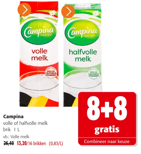 Promotie: volle of halfvolle melk