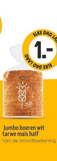 Aanbieding: Jumbo boeren wit tarwe maïs half